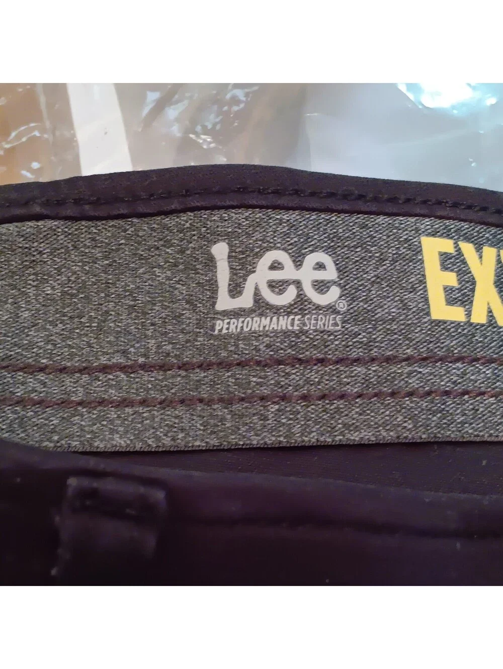 Lee Extreme Comfort Pants Men's Black Solid Outdoor Stretch Chino 40x29